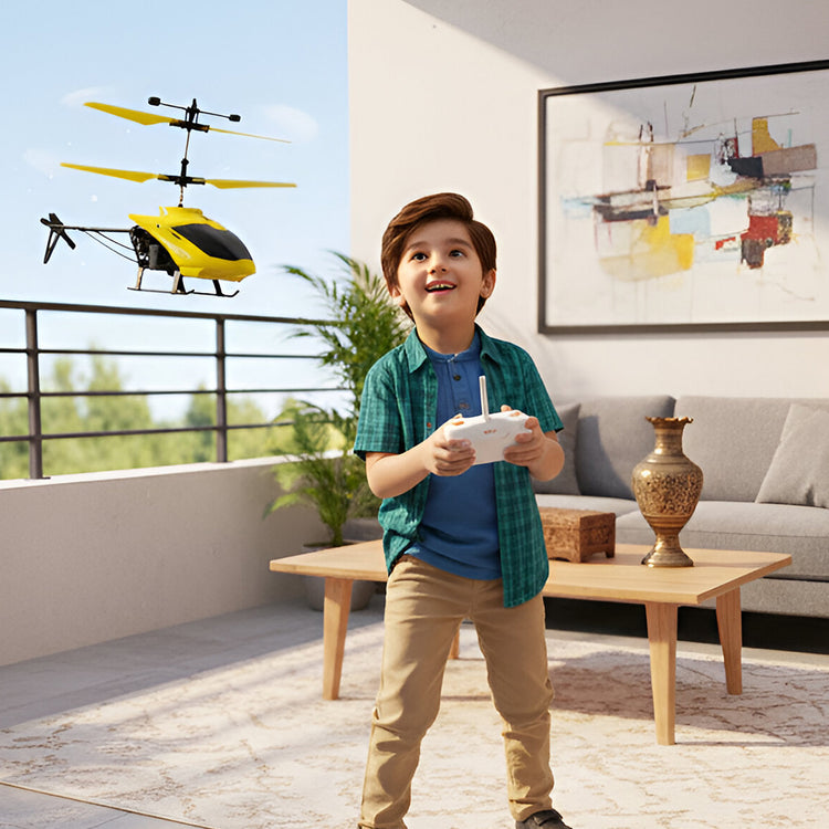Flying Remote Control Aircraft Helicopter for Kids