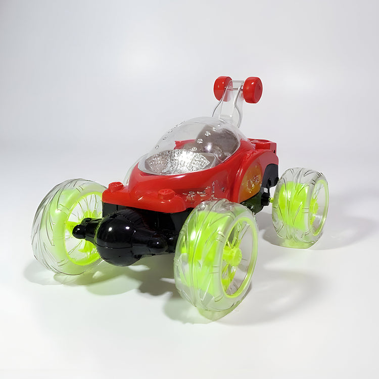 Character Remote Control 360 Stunt Car with Lights & Spins