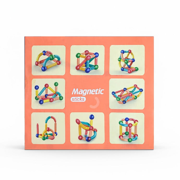 Magnetic Balls & Rods Building Set for Kids – 36/42/64 Piece Educational STEM Toy