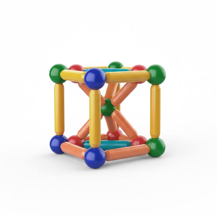Magnetic Balls & Rods Building Set for Kids – 36/42/64 Piece Educational STEM Toy