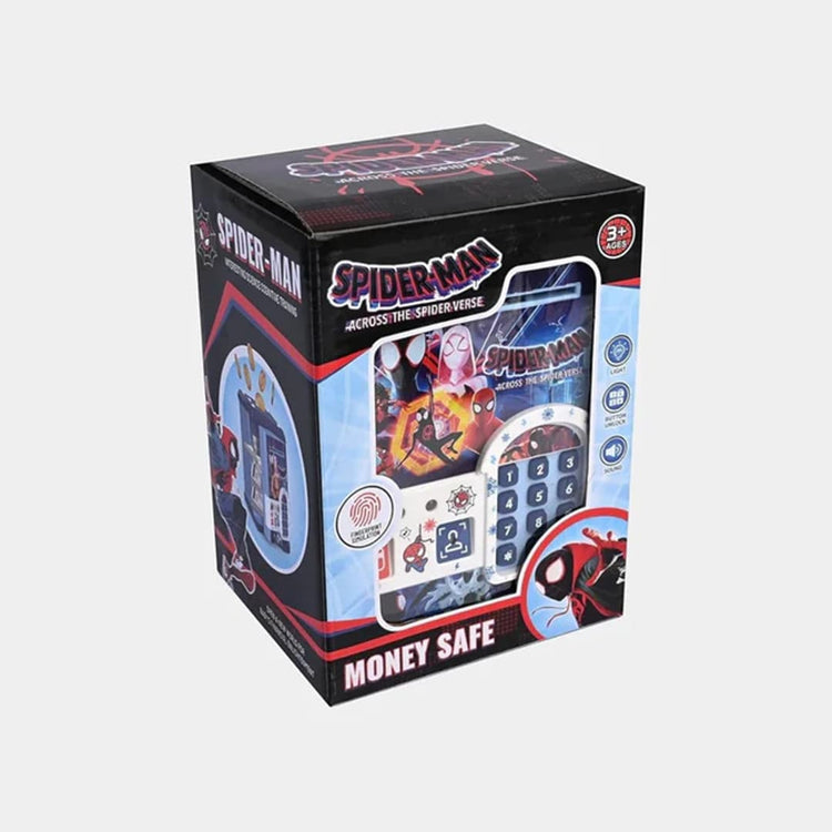 Spiderman Money Safe Box for Kids – Light & Sound Automatic Bank
