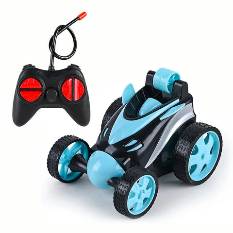 Rechargeable Remote Control Stunt Car for Kids | 360° Rotating RC Toy Car with LED Lights