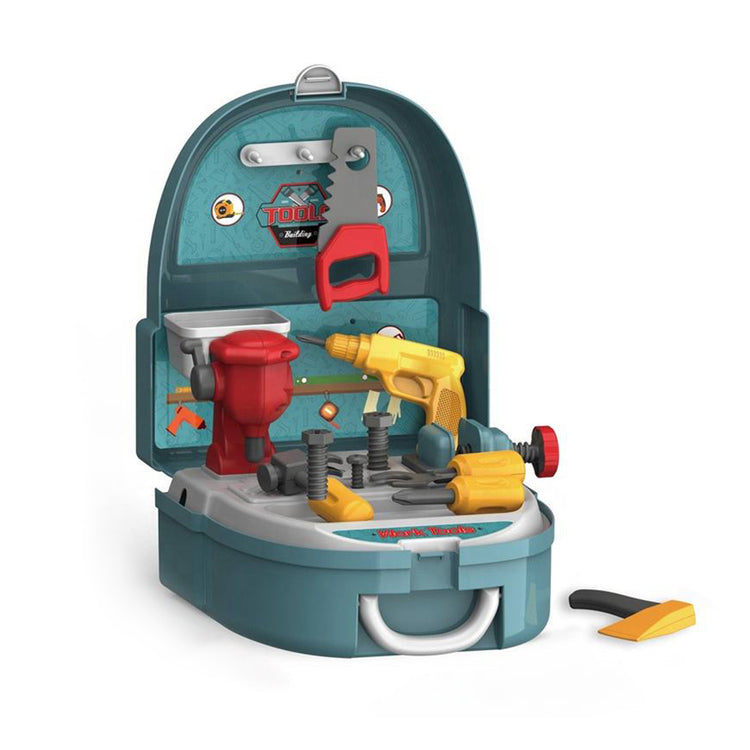The Worker Construction Tools Set for Kids – 21 Piece Backpack Series