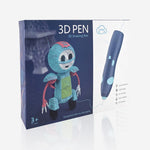Creative 3D Printing Drawing Pen – USB 3D Pen with Safe Filament for Kids & DIY Arts