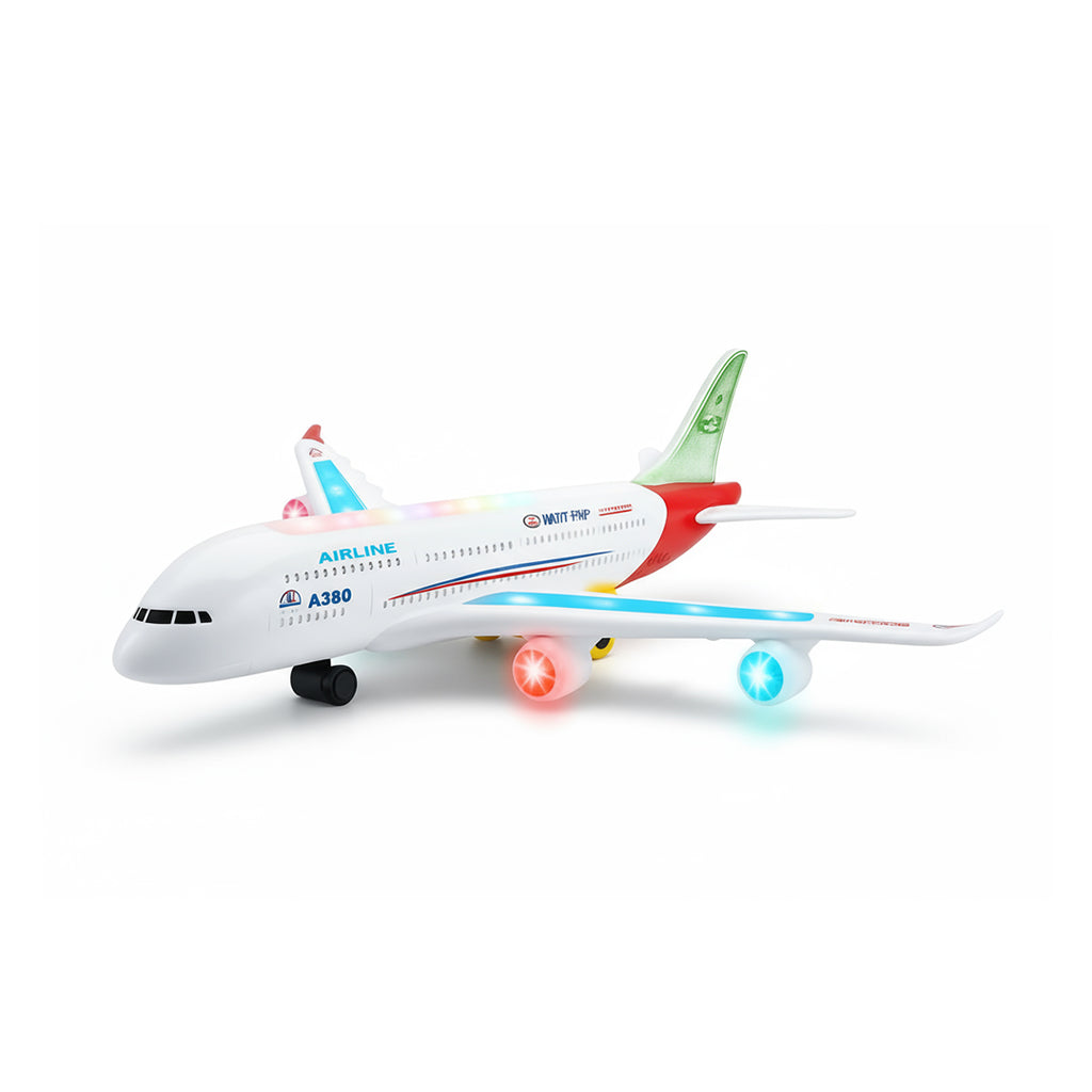 Airbus A380 Airlines Model Aeroplane Toy – Electric Lights & Sounds