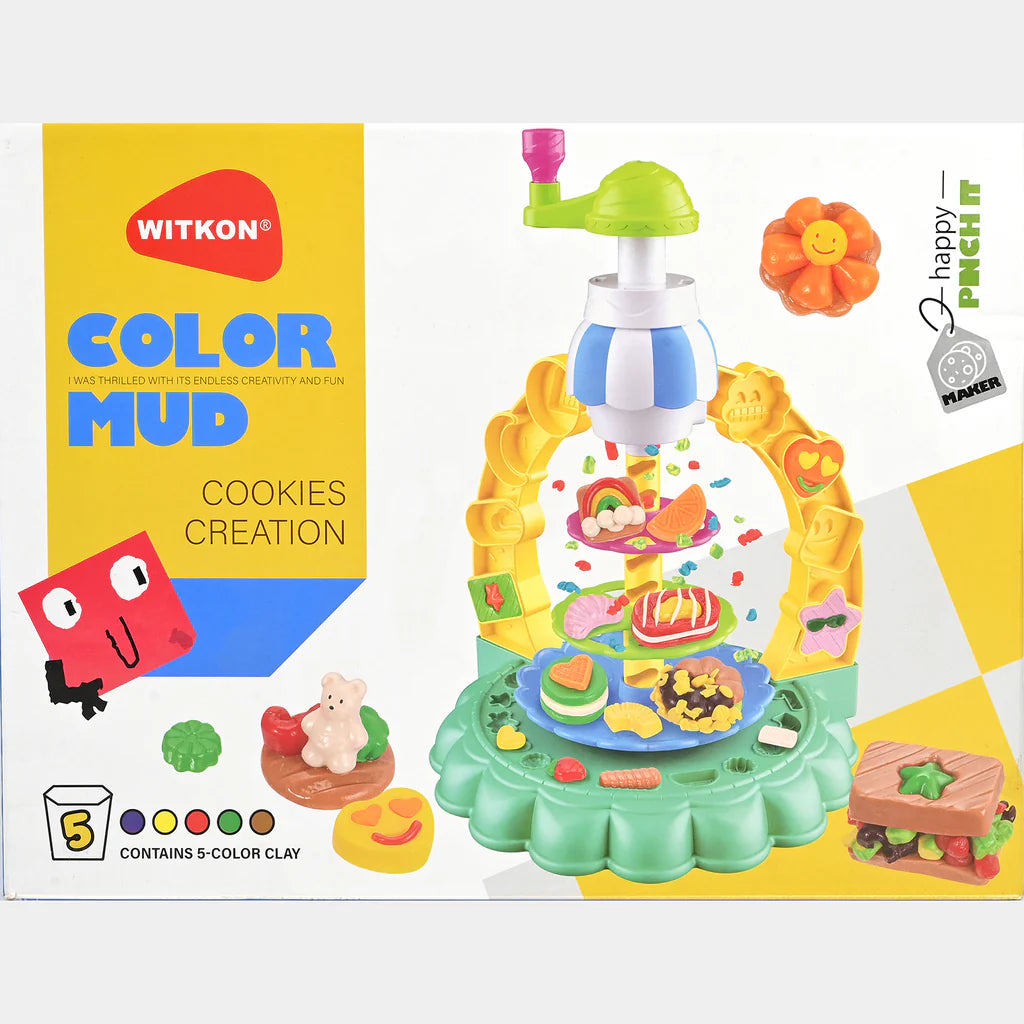 Cookies Creation Set – DIY Modeling Clay Kit | Creative Pretend Baking Play Set for Kids