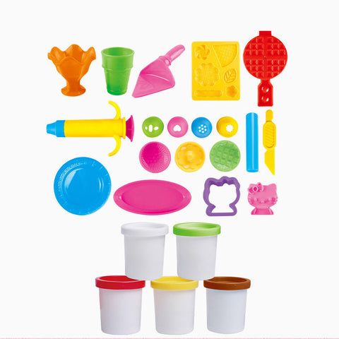 Play-Doh Clay Dough Maker Playset for Kids with 5 Non-Toxic Colors