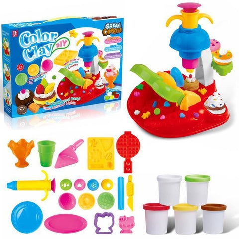 Play-Doh Clay Dough Maker Playset for Kids with 5 Non-Toxic Colors