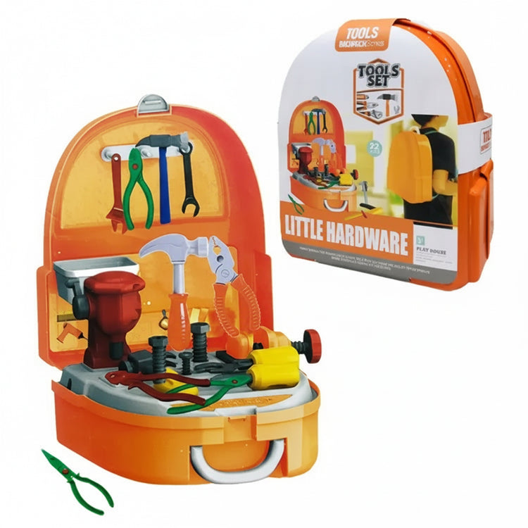 Little Hardware Tools Set for Kids – 22 Piece Backpack Series