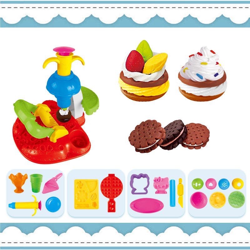 Play-Doh Clay Dough Maker Playset for Kids with 5 Non-Toxic Colors