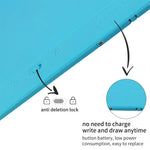 LED Writing Tablet for Kids – 10 Inch LCD Erasable Drawing Pad (Black Case)