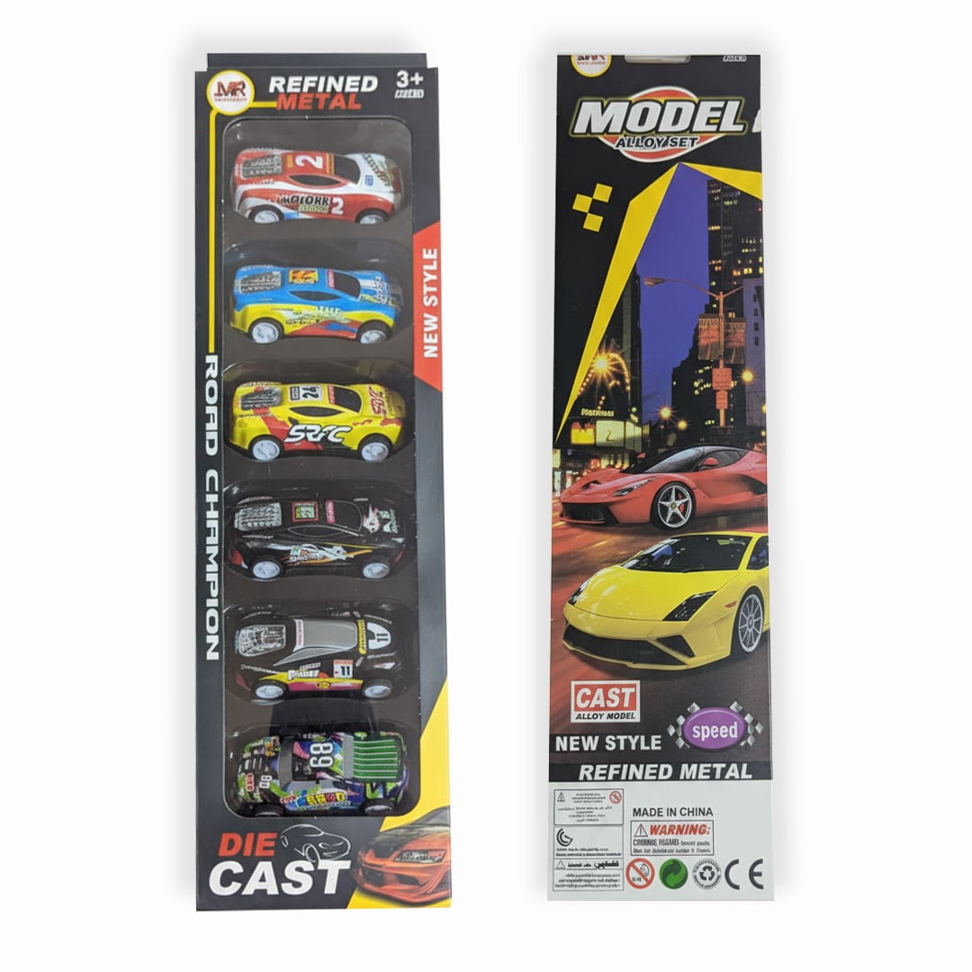 Mini Metal Car Toy Set – Pull Back Action | Alloy Diecast Racing Cars for Kids
