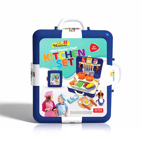 Mini Master Chef Kitchen Set for Kids | Blue