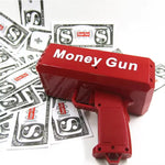Super Money Gun – Paper Spray Cash Toy with 100 Dummy Notes
