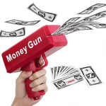 Super Money Gun – Paper Spray Cash Toy with 100 Dummy Notes