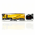 Remote Control Heavy Container Truck – Steering Wheel Remote | Rechargeable Imported RC Truck for Kids