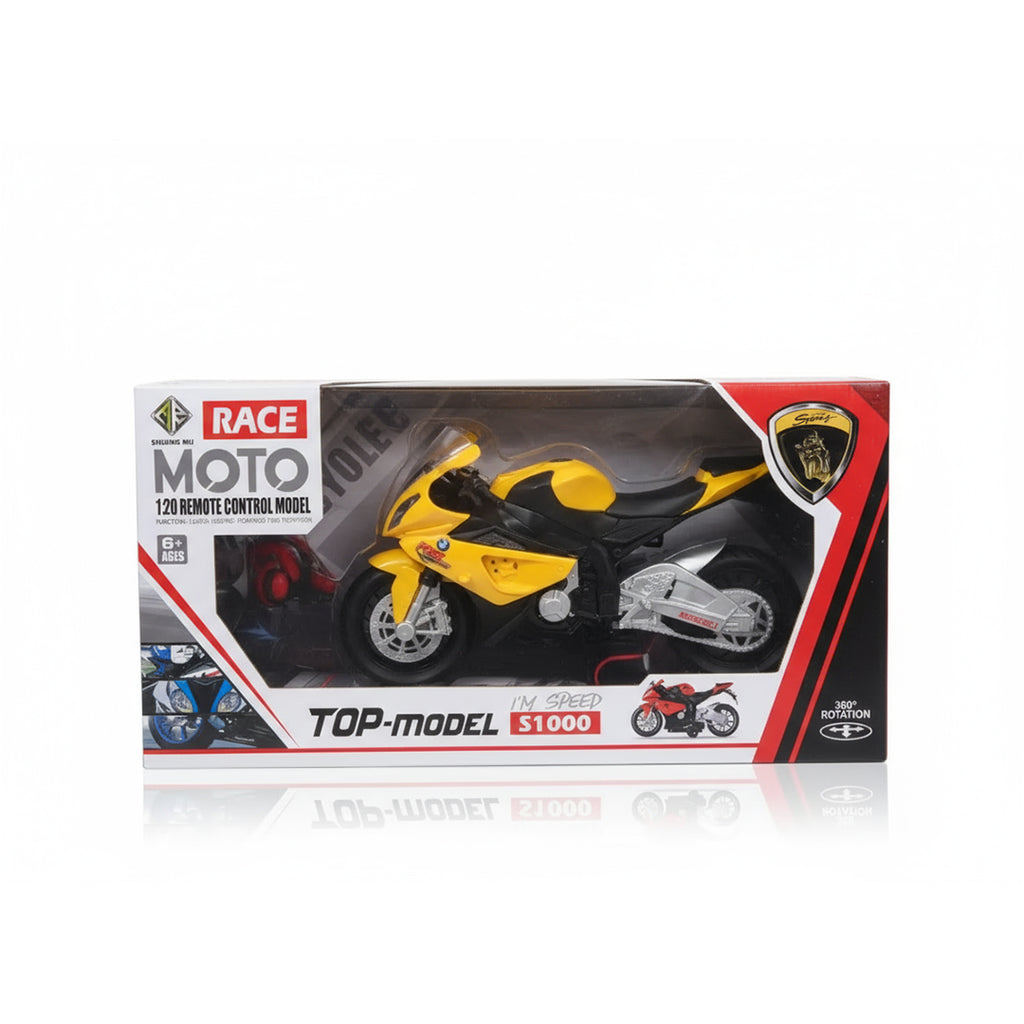 Remote Control Bike with Light & Music | USB Rechargeable Toy for Kids