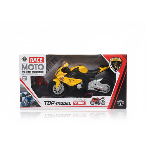 Remote Control Bike with Light & Music | USB Rechargeable Toy for Kids