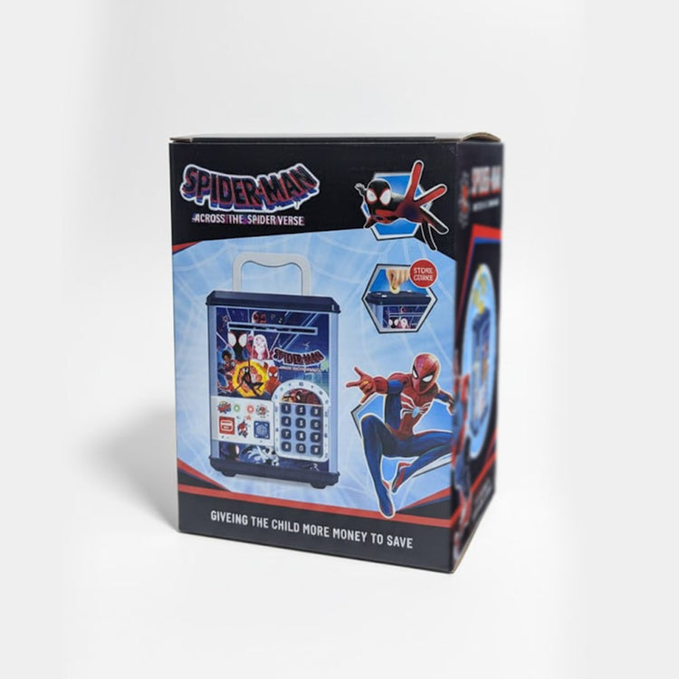 Spiderman Money Safe Box for Kids – Light & Sound Automatic Bank