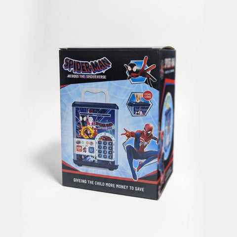 Spiderman Money Safe Box for Kids – Light & Sound Automatic Bank