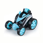 Rechargeable Remote Control Stunt Car for Kids | 360° Rotating RC Toy Car with LED Lights