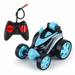Rechargeable Remote Control Stunt Car for Kids | 360° Rotating RC Toy Car with LED Lights