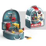 The Worker Construction Tools Set for Kids – 21 Piece Backpack Series