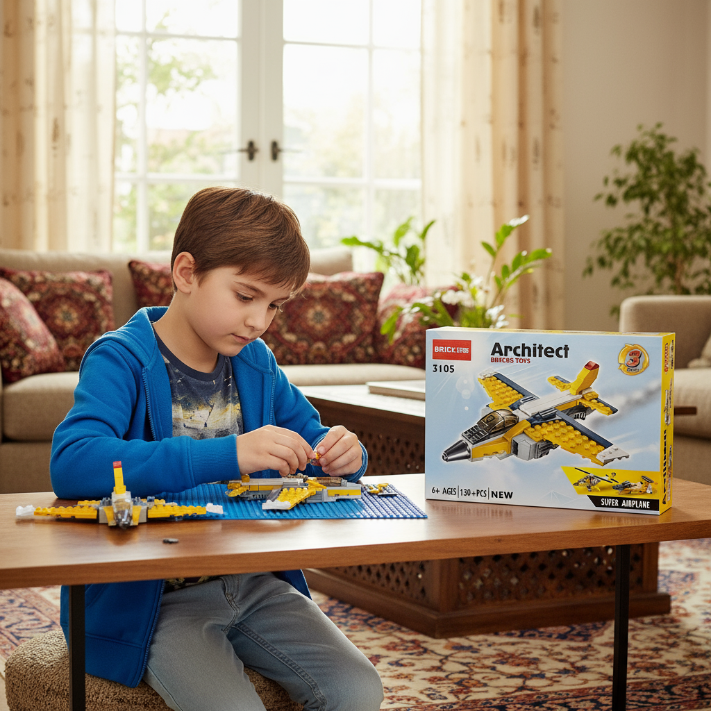 Toy Bricks Puzzle Craft – Digital, English & Engineering Series