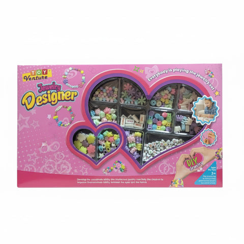 Jewelry Designer Deluxe Bead Set for Kids – Creative Fashion Accessories Toy