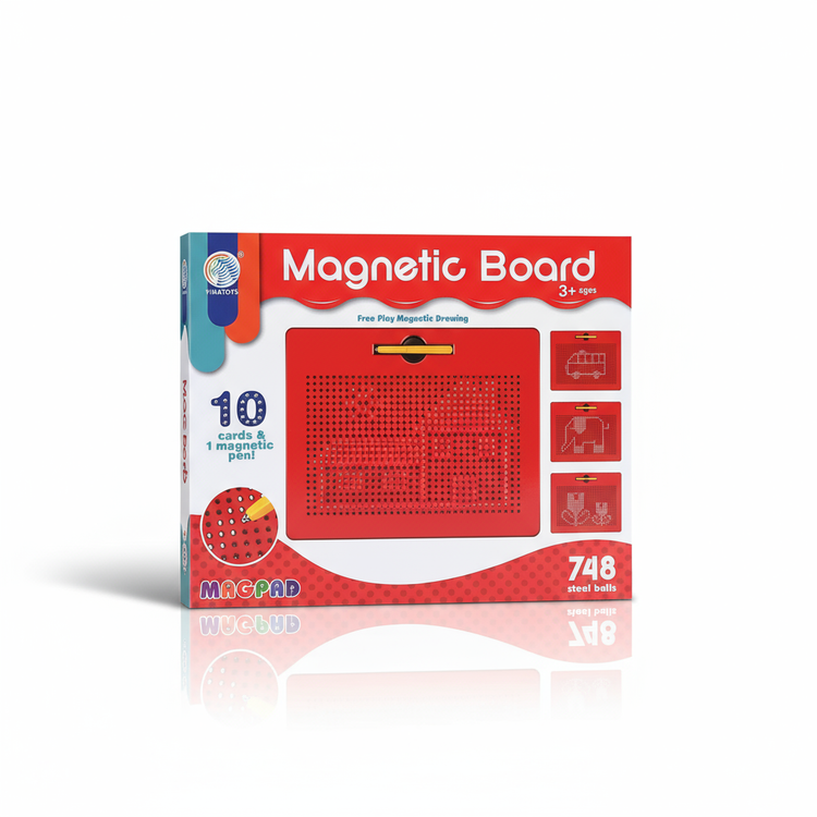 Magnetic Drawing Board for Kids – Educational Steel Ball Board Toy | 10x12.5 Inches